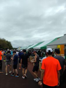 しまだ大井川マラソン名物。大エイドステーション