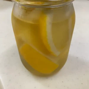 完成したレモン酢